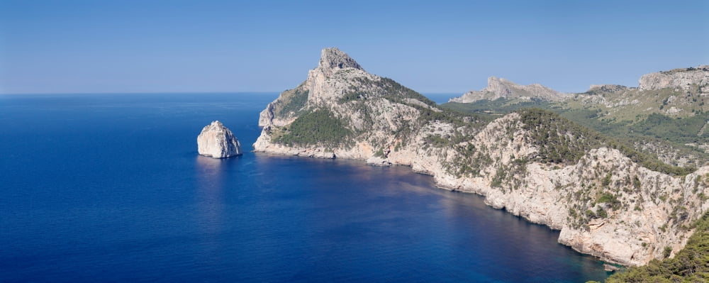 Viewpoint of Mirador d Es Colomer Cap de Formentor Majorca Balearic Islands Spain Canvas Art - Panoramic Images (27 x 9)