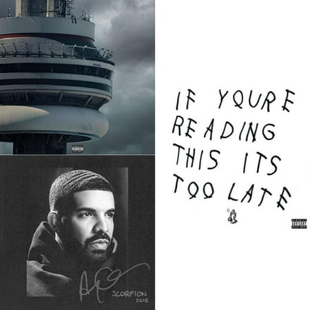 Views (Ex) & Scorpion (2 LP) & If You're Reading This It's Too Late (Ex)