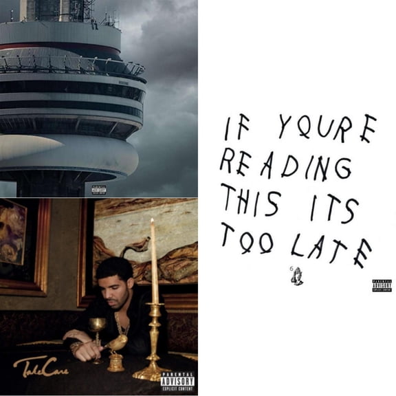 Take Care (Ex) & Views (Ex) & If You're Reading This It's Too Late (Ex) [LP Vinyl Bundle]