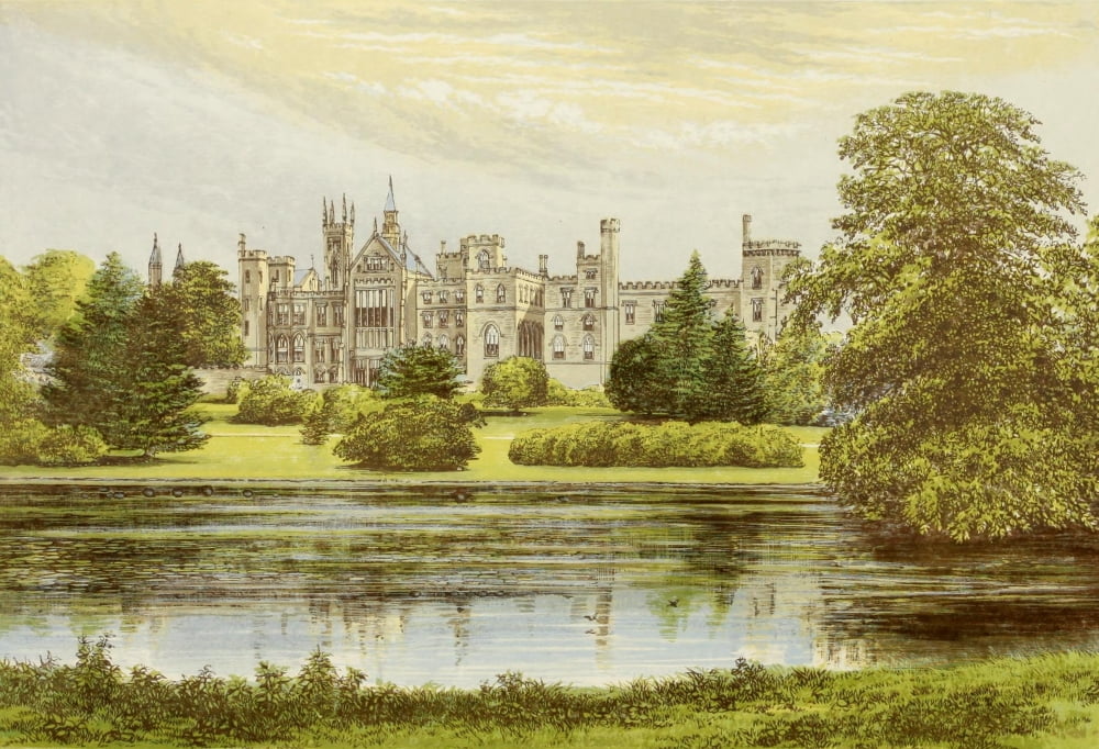 Views of Seats 1880 Alton Towers Canvas Art - AF Lydon (24 x 36)