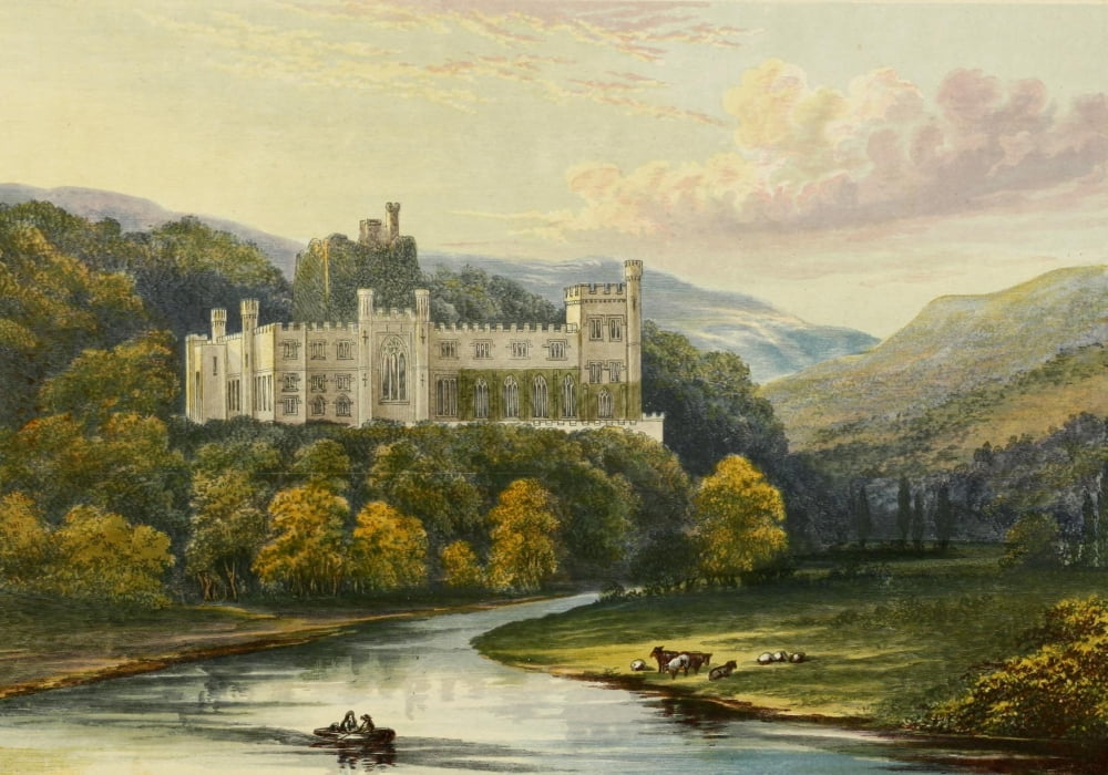 Views of Seats 1880 Arundel Castle Canvas Art - AF Lydon (24 x 36)