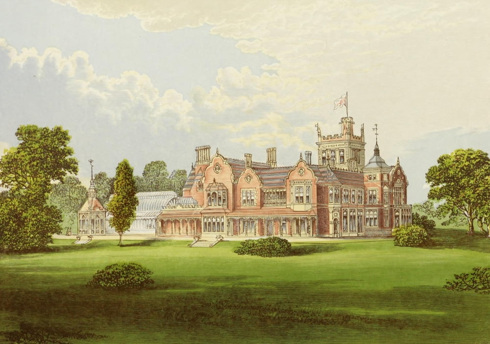 Views of Seats 1880 Athlone House Canvas Art - AF Lydon (18 x 24)