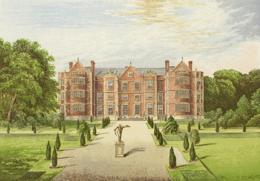 Views of Seats 1880 Burton-Agnes Hall Canvas Art - AF Lydon (18 x 24)