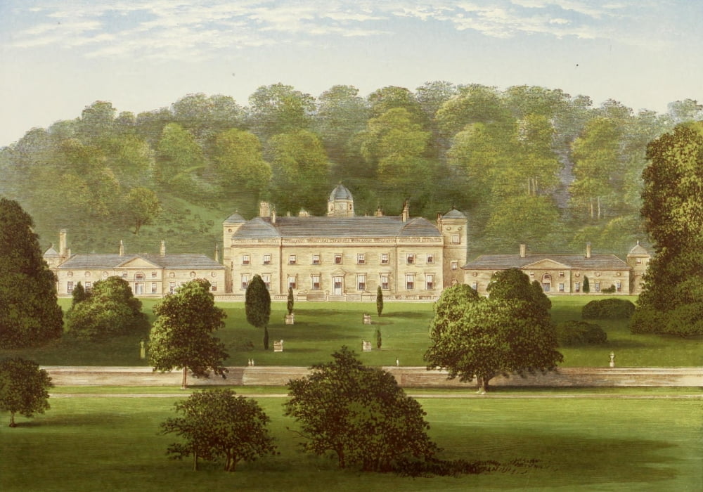 Views of Seats 1880 Castle Hill Canvas Art - AF Lydon (18 x 24)