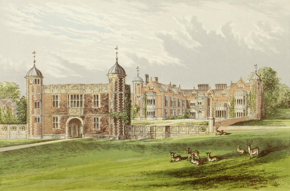 Views of Seats 1880 Charlecote Canvas Art - AF Lydon (18 x 24)