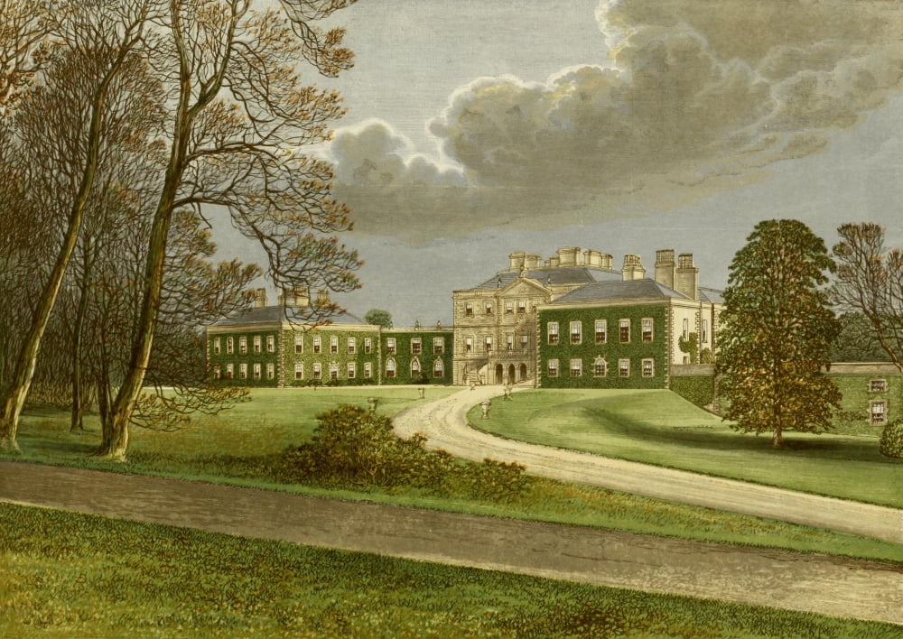 Views of Seats 1880 Haddo House Canvas Art - AF Lydon (18 x 24)