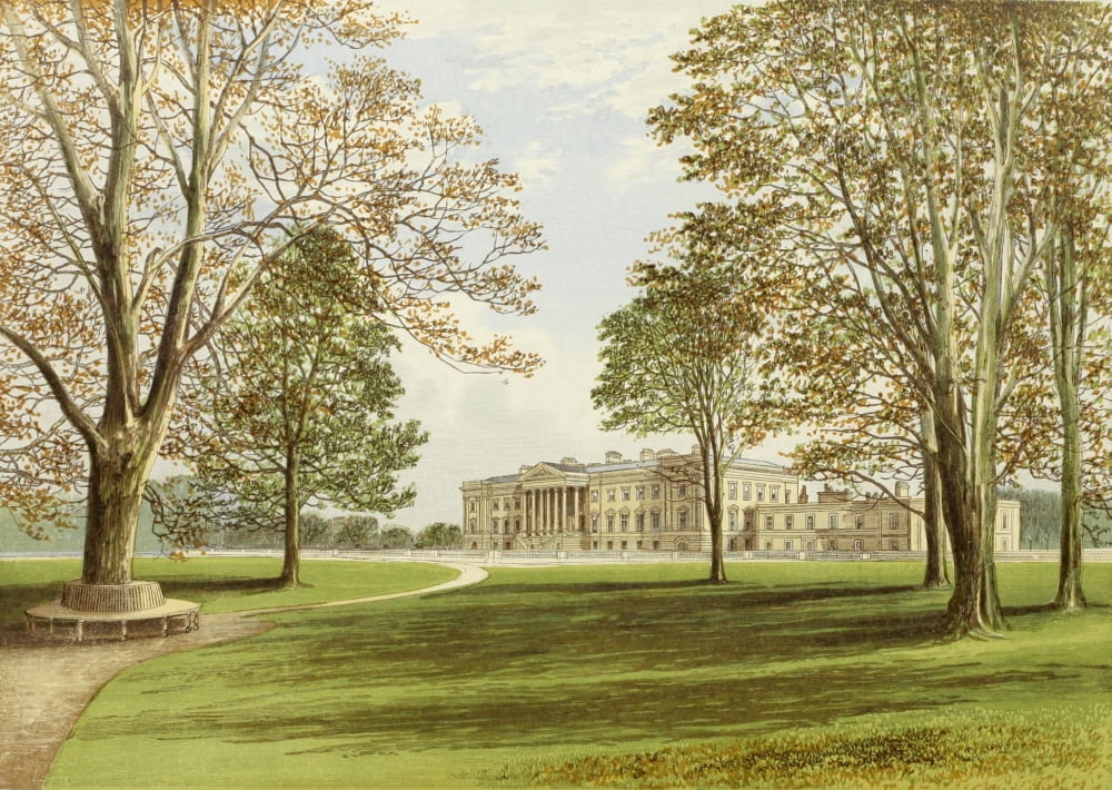 Views of Seats 1880 Hamilton Palace Canvas Art - AF Lydon (18 x 24)