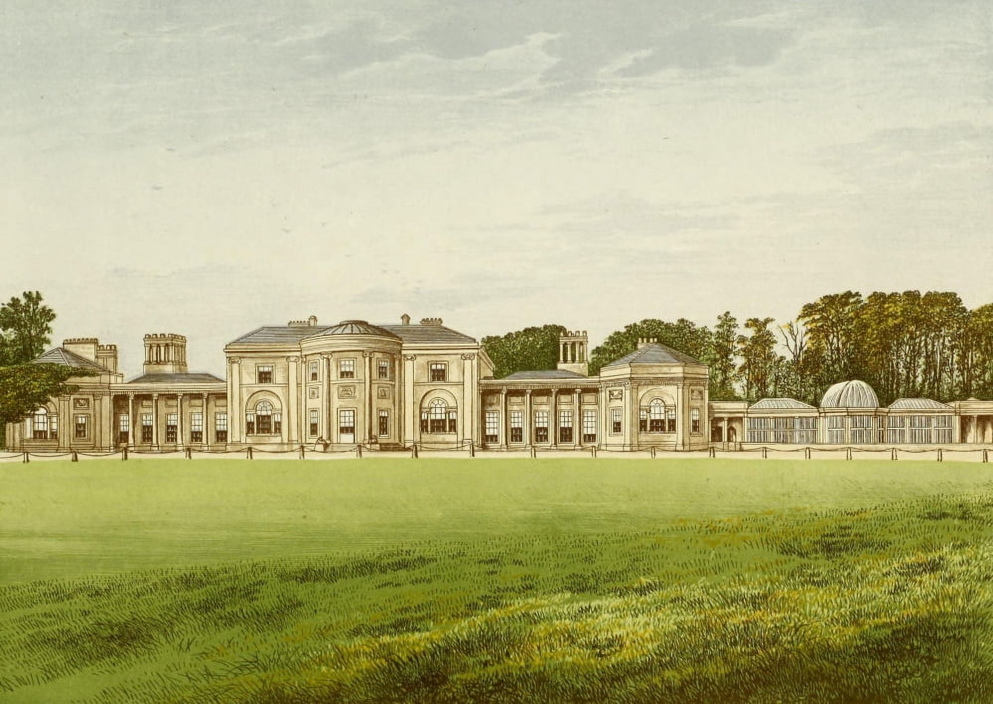 Views of Seats 1880 Heaton Park Canvas Art - AF Lydon (18 x 24)