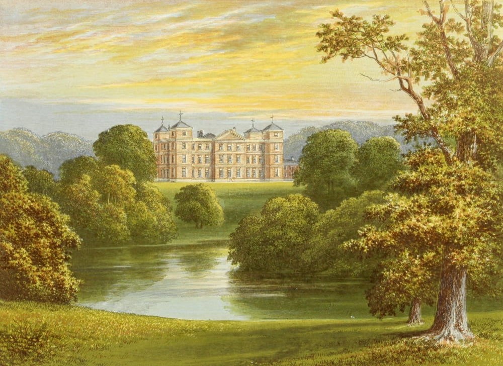 Views of Seats 1880 Kimberley Hall Canvas Art - AF Lydon (24 x 36)