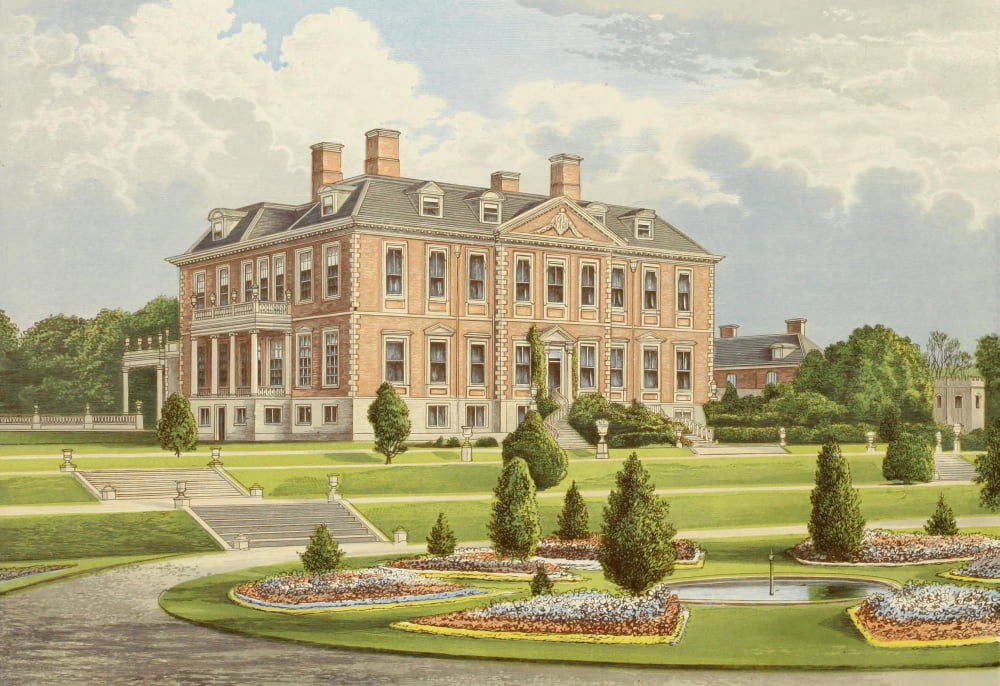 Views of Seats 1880 Melton Constable Canvas Art - AF Lydon (24 x 36)