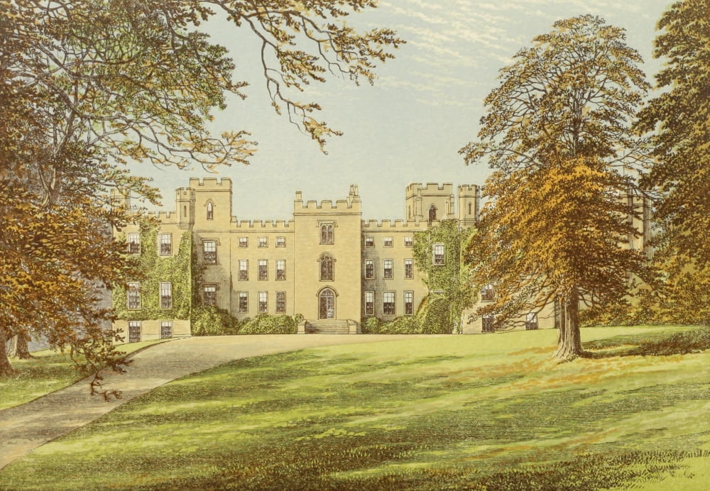 Views of Seats 1880 Mulgrave Castle Canvas Art - AF Lydon (24 x 36)