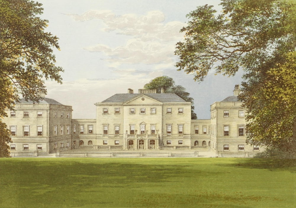 Views of Seats 1880 Nuneham House Canvas Art - AF Lydon (24 x 36)