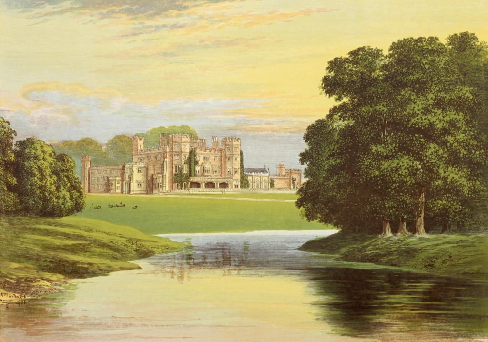 Views of Seats 1880 Sundorne Castle Canvas Art - AF Lydon (18 x 24)