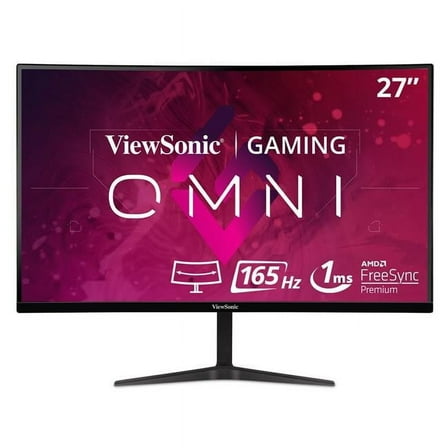Viewsonic 27 in. 2560 x 1440 Resolution 165 Hz WQHD Curved Gaming Monitor