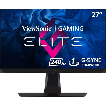 ViewSonic ELITE XG270 27 Inch 1080p 1ms 240Hz IPS Gaming Monitor with GSYNC Compatible, Advanced RGB Lighting and Advanced Ergonomics for Esports