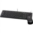 thumbnail image 1 of Viewsonic USB Keyboard & Mouse Set - USB Cable Keyboard - English - Black - USB Cable Mouse - 1000 dpi - Scroll Wheel - Black - Symmetrical - Compatible with PC, 1 of 2