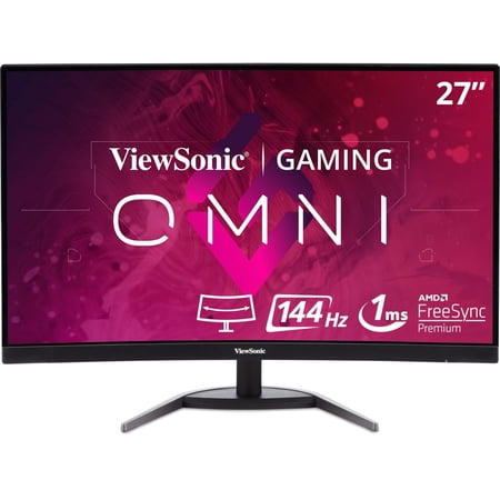 Viewsonic VX2768-2KPC-MHD 27" WQHD Curved Screen LED Gaming LCD Monitor, 16:9