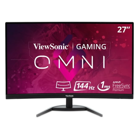 ViewSonic - 27 LCD Curved Monitor (DisplayPort HDMI)