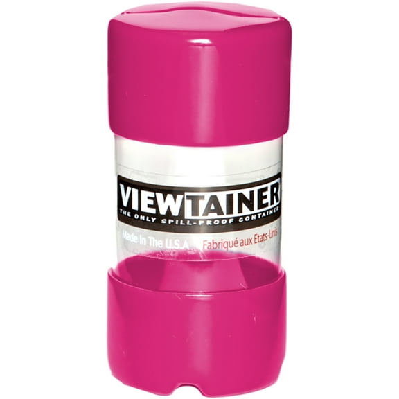 Viewtainer Slit Top Storage Container 2"X4"-Pink