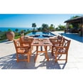 thumbnail image 1 of Vifah Malibu 5 Piece Wood Patio Dining Set, 1 of 6