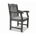thumbnail image 1 of Vifah Renaissance Outdoor 5-piece Wood Patio Stacking Table Dining Set, 1 of 5