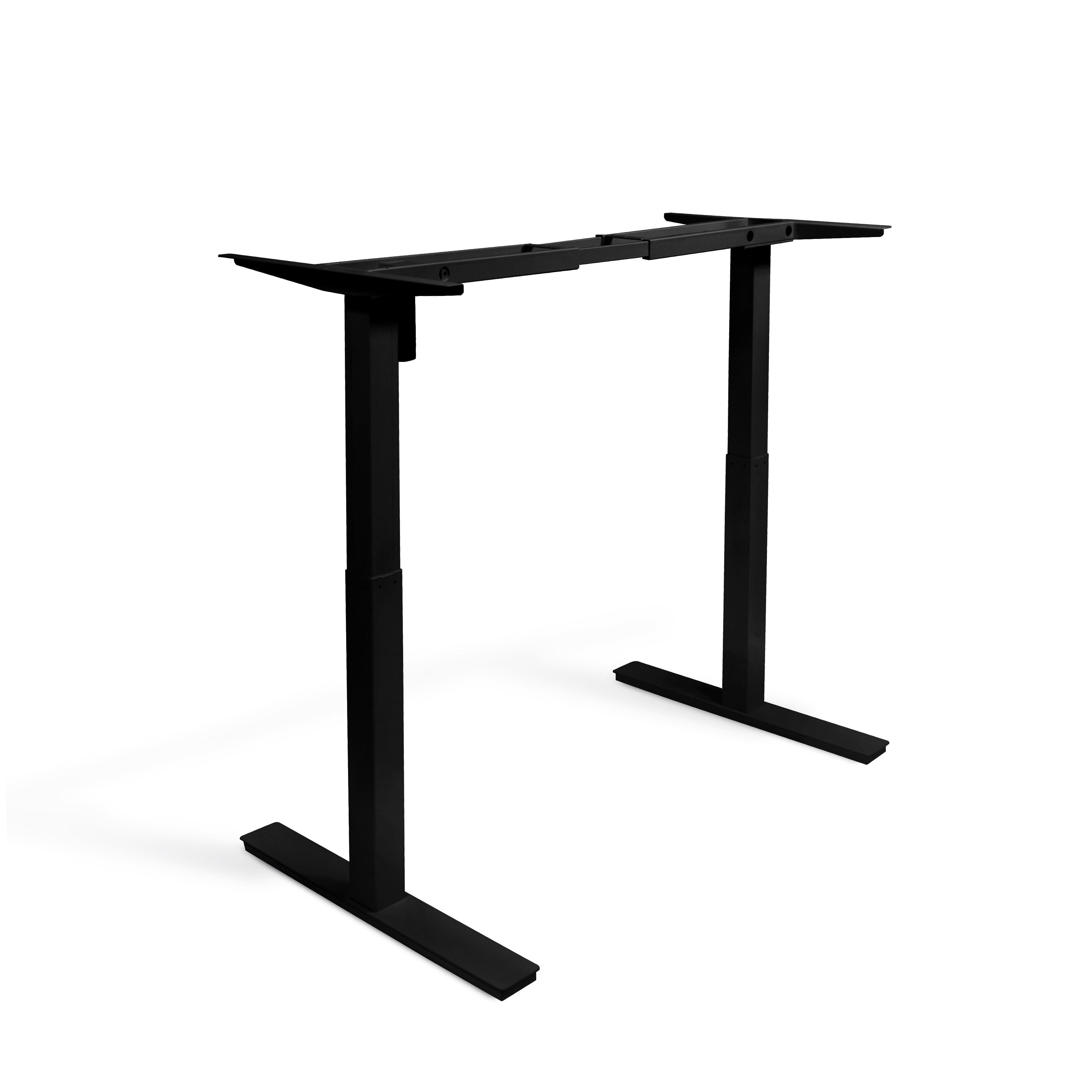 Dual Motor Electric Standing Desk Frame - Black High-Grade Steel