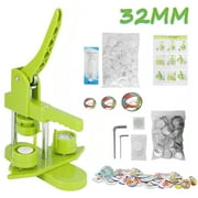 Viferr DIY Pin Button Maker Machine Badge Punch Press with 100Pcs Button Parts 1.25/32mm,Circle