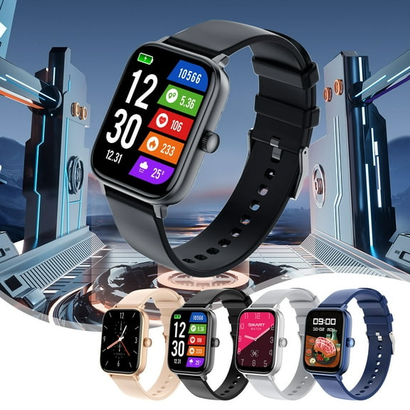 Viflosae 1.83-inch High-definition Large Screen With Multiple Sports Modes Intelligent Reminder Bluetooth Call Message Push Photo Control Smartwatch Electronics Gadgets Today Sales