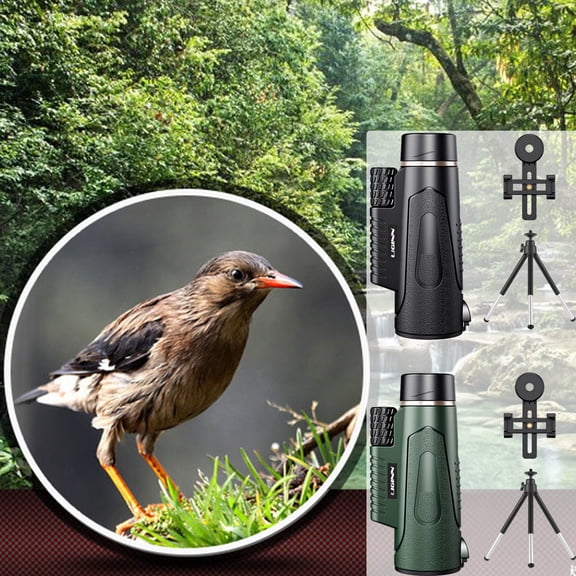Viflosae 12x50 Monocular Outdoor High Power Telescope Mobile Phone Photography 12x Magnification Low Light Level Night Vision With Stable Tripod And Mobile Phone Electronics G