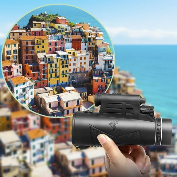 Viflosae 12x50 Monocular-Telescope High Powered For Smartphone Night Vision Monoculars For Monocular Telescope For Stargazing Hunting Travel Camping Hiking Electronics Gadgets