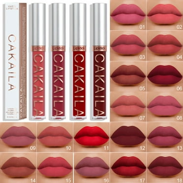 Viflosae 18 Color Matte Lip Gloss Non-stick Cup Lipstick And Long Lasting,2.5ml Lip Stain Makeup Gifts for Women Holiday Deals