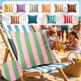 thumbnail image 1 of Viflosae 18x18 Pillow Covers Decorative Throw Pillows Outdoor Waterproof Pillow Cover Home Geometric Stripe Patterns Simples Sofa Chair Cushion, 1 of 7