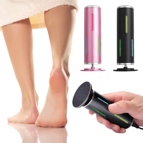 Viflosae 360 Degree Rotating Foot File Callus Remover Adjustable Speed Pedicure Electric Pain Free Foot Sander 60pcs Sanding Discs Gentle Safe Care for Dry Cracked Skin