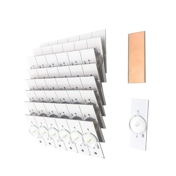 Viflosae 3V SMD Lamp Beads with Optical Lens Fliter for 32-65 inch LED TV Repair Work Electronics Gadgets