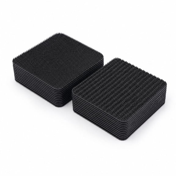 Viflosae 6 Count Invisible Car Floor Mat Fixing Pads, Heavy Duty Adhesive Hook Loop Stickers for Car Carpets Liner