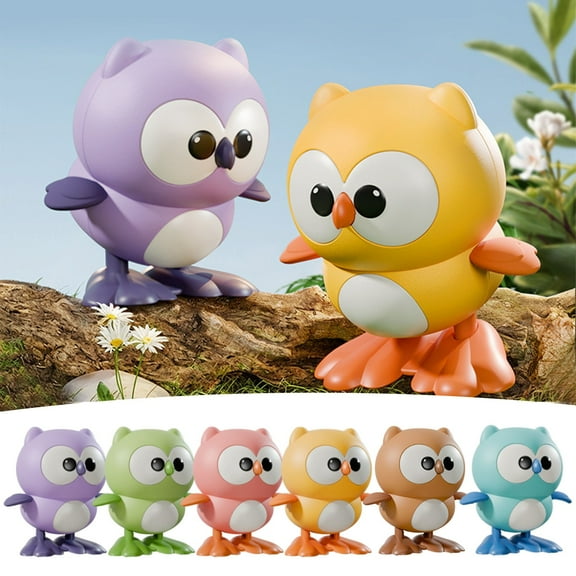 Viflosae 6 Year Old Boy Christmas Gifts Toys for Boys 2-3 Gift for Boys Girl Toys Wind-up Owl Infant Educational Chain Chicken Kids Crawling Toy