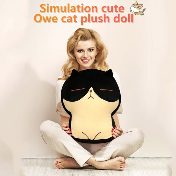 Viflosae Adorably Fluffy and Soothing Weighted Stuffed Animals Creative Cute Plush Doll Kitty Doll Sleeping Pillow Plush Toy Doll Naturli Eco-Friendly Plush Stuffed Animals