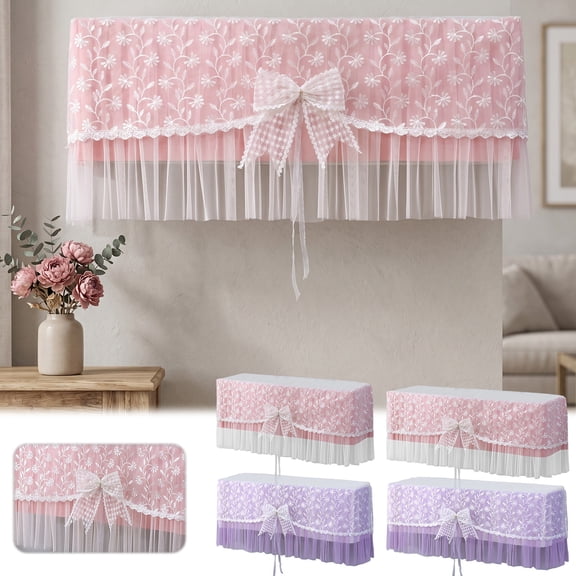 Viflosae Air Conditioner Dust Cover Wall Mounted Protection No Need Remove While Running Washable Waterproof AC Unit Sleeve Protector