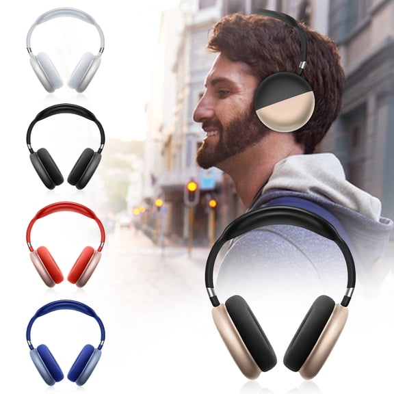 Viflosae Around-Ear Gaming Headset Surround Sound Headphones With Noise Cancelling Microphone Bluetooth Electronics Gadgets