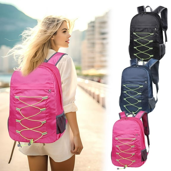 Viflosae Back to School Supplies Travel School Hiking Backpack Large 35L For Men Women Ultra Lightweight Foldable Packable Camping Daypack For Outdoor Sports Today