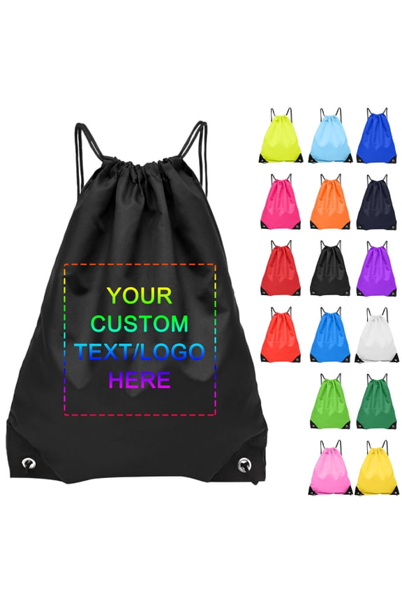 Backpack Small Backpack Custom Drawstring Bags with Personalized Drawstring Backpack Great for Travelling Gym and for Everyday Use