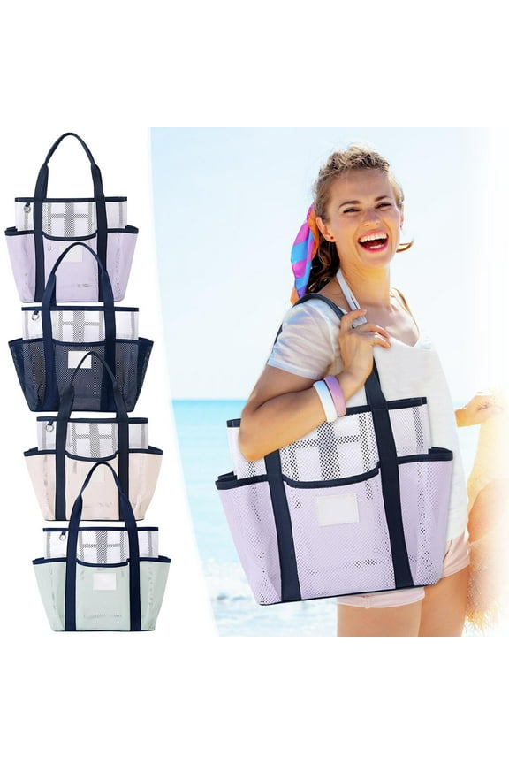 Beach Tote Bag Large Beach Bag Beach Bag Tote Beach Bag Large Capacity Travel Shoulder Swimwear Storage Portable Swim Resort Tote