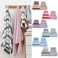 thumbnail image 1 of Viflosae Beach Towels Oversized Oversized Beach Towels for Adults 8PC Towel Bath Towel Set Velvet Spun Highly Absorbent Soft Bath Towel Suitable for Bathroom Spa Gym, 1 of 5
