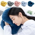thumbnail image 1 of Viflosae Bed Pillow Pillows for Side Sleepers Multifunctional Hollow Desktop Sleeping Pillow Office Lunch Break Pillow Sleeping Nap Pillow The Table, 1 of 7