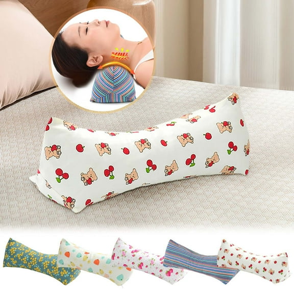 Viflosae Bed Pillows Pillows for Bed All Buckwheat Shells Shaped Cervical Pillow Household Adult Lumbar Pillow Nap Pillow Buckwheat Pillow
