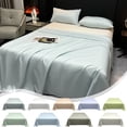 thumbnail image 1 of Viflosae Bed Sheets Queen Sheets Strong Elastic Solid Color Ease Friendly Washable Sheets Luxurious Silk Bedding, 1 of 7