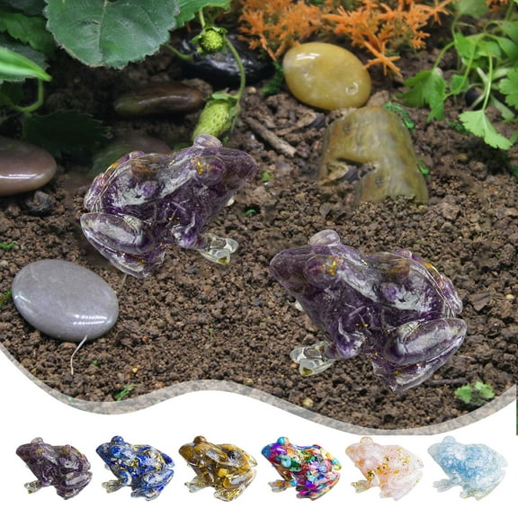 Viflosae Beta Fish Tank Decor Aquarium Accessories Yard Decor Garden Ornaments Frogs for Garden Decor Fish Tank Decorations