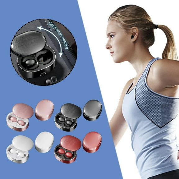 Viflosae Bluetooth Headset Is Connected To The In-ear 5.0 Binaural With Rotating Headset Charging Compartment Electronics Gadgets Sales