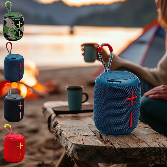 Viflosae Bluetooth Speakers Wireless Enchanting Bluetooth Pendant Speaker Companion for Cycling Hiking with Colorful Lights Card Slot and Wireless Functionality Backpack Accessory