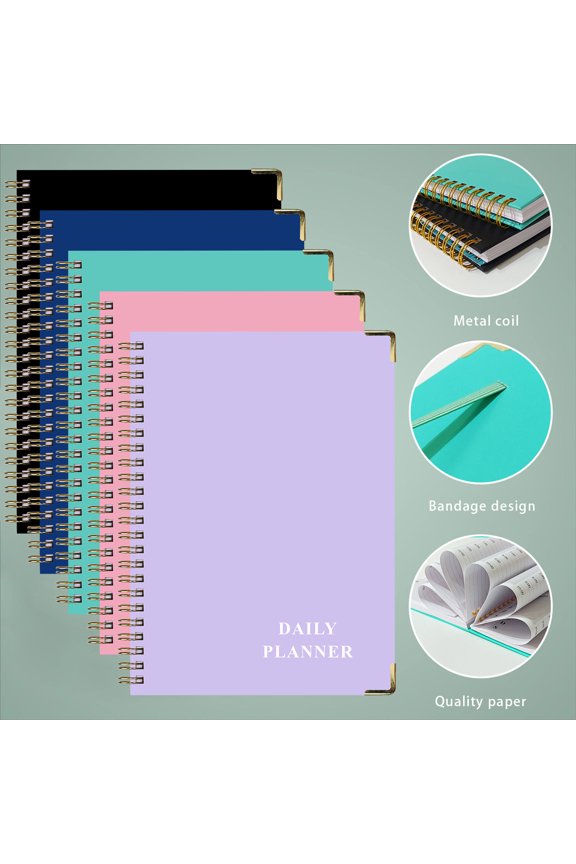 Budget Planner Bound A5 Financial Planning Notebook with Strap Monthly Expense Tracker Savings Goal Journal Self Discipline Check In Organizer